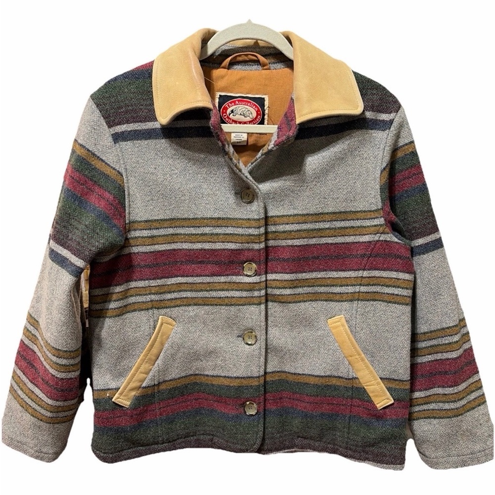 Australian Outback Collection Jacket Coat Womens Small Wool Blend